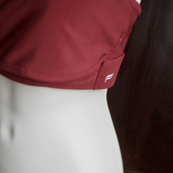 Fabletics Red Sports Bra  M - Picture 5 of 6